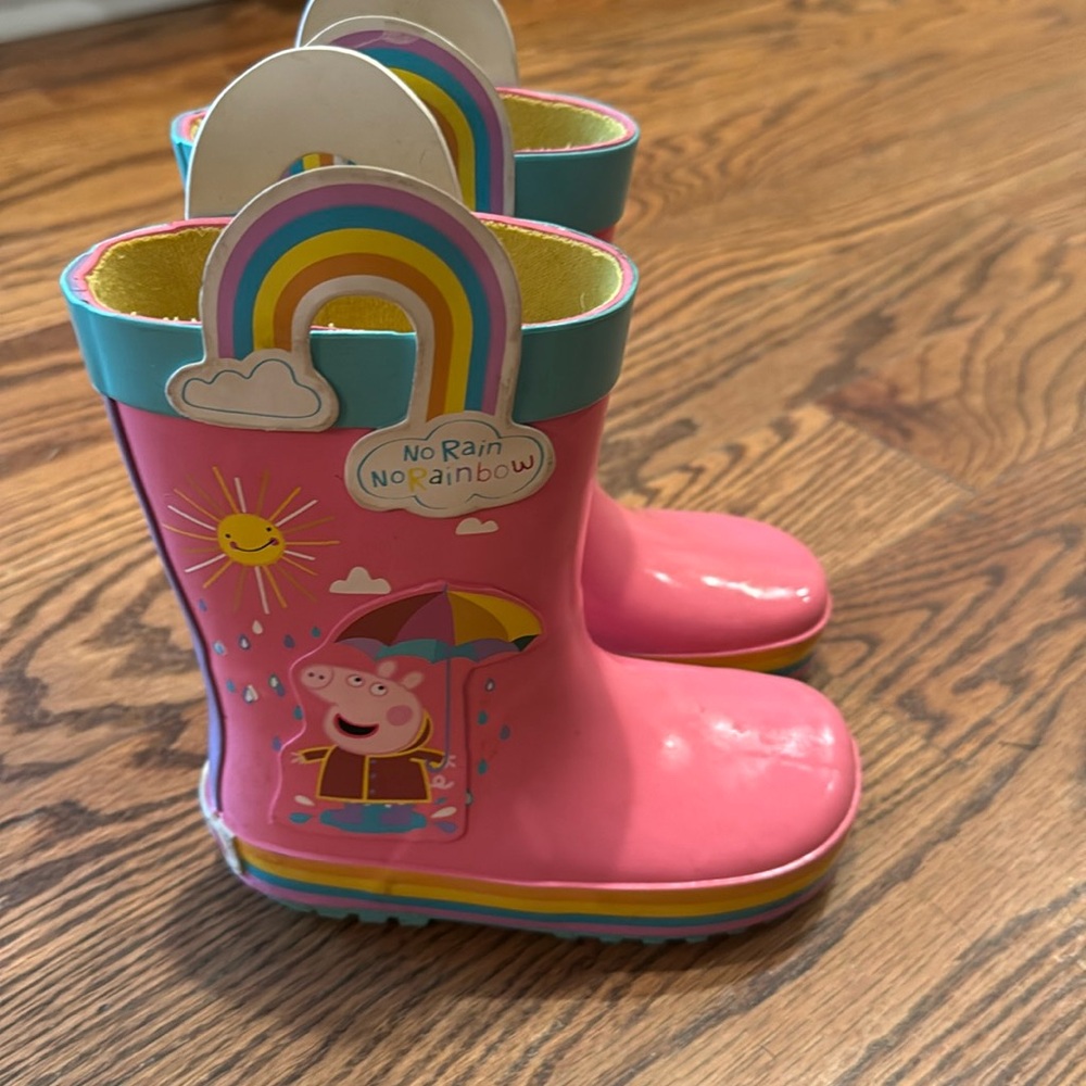 Peppa pig rain boots